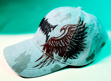 Denim Wings Cap